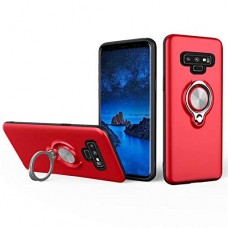 DAMONDY Note 9 Case  360 Degree Rotating Kickstand with Ring Grip Holder Stand Magnetic Car Mount Shockproof Drop Protection Defender Hard PC Bumper Case for Samsung Galaxy Note 9-red - B07GVFP6R2